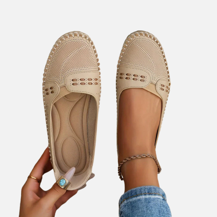Karen | Bekvemme Slip-on Loafers, Flade Sko