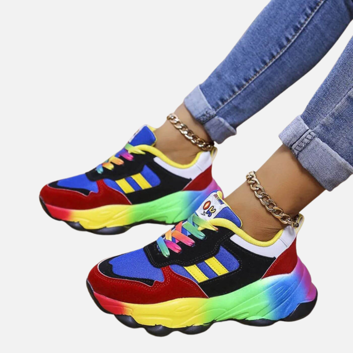 Pia | Livlige Chunky Platform Sneakers