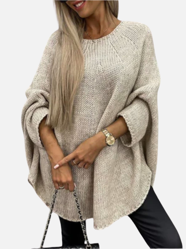 Maria | Oversize Strikponcho, Poncho Sweater