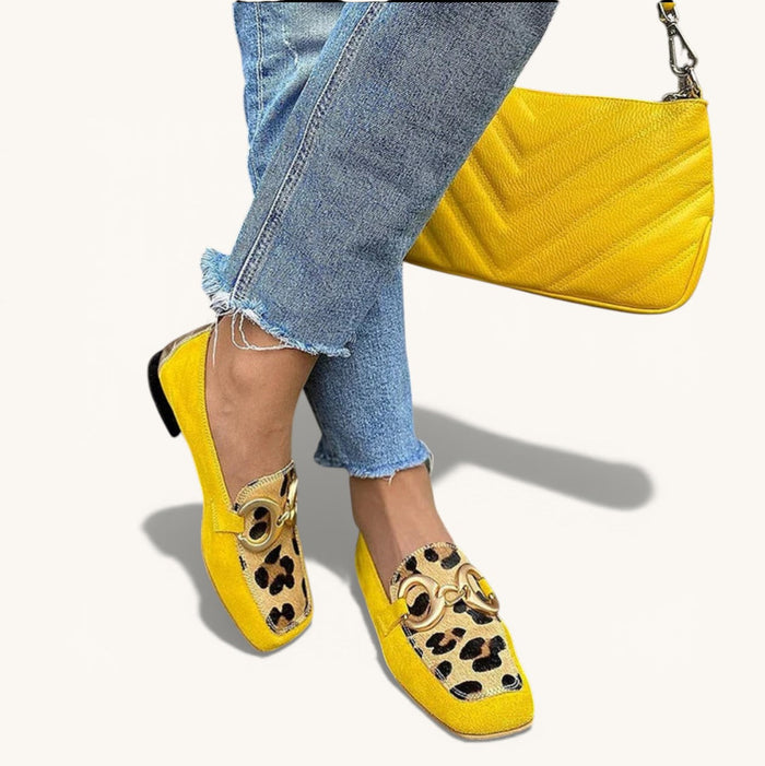 Stine | Loafers med dyreprint