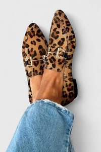 Josefine | Mokkasiner med Leopardmønster