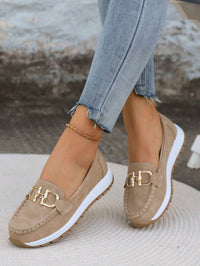 Louise | Flade loafers med spænde