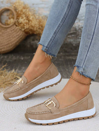 Louise | Flade loafers med spænde