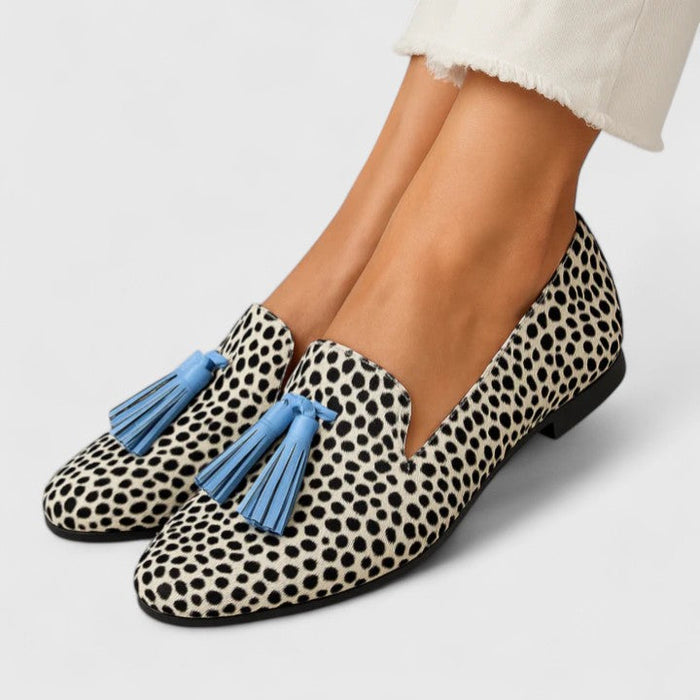 Julie | Loafers i sort og hvid