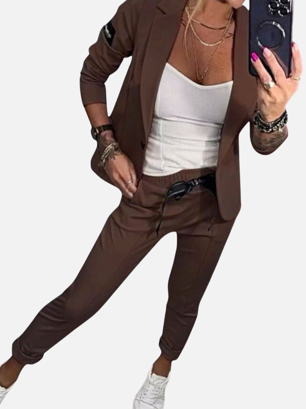 Camilla | Afslappet Blazersæt – Blazer & Bukser