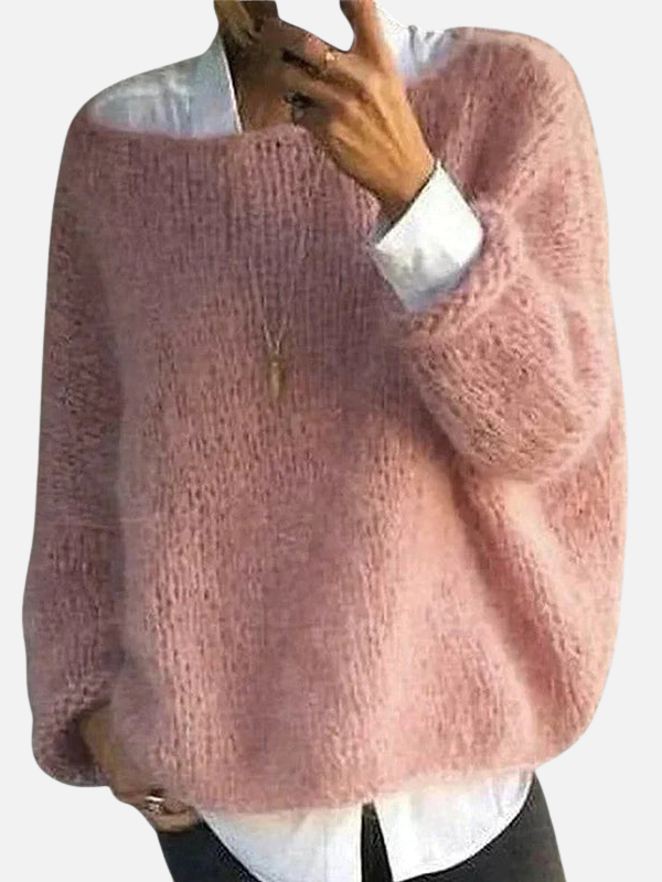 Kirsten | Blød Oversized Strik Sweater til Dame