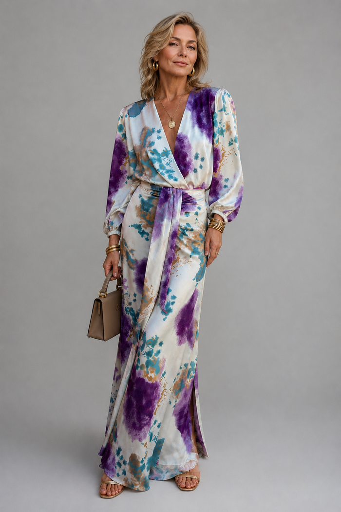 Francine | Batik-sæt med maxinederdel og top