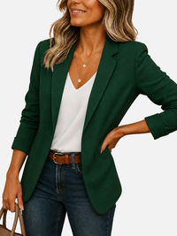 Camilla | Figursyet Blazer med Revers til Dame
