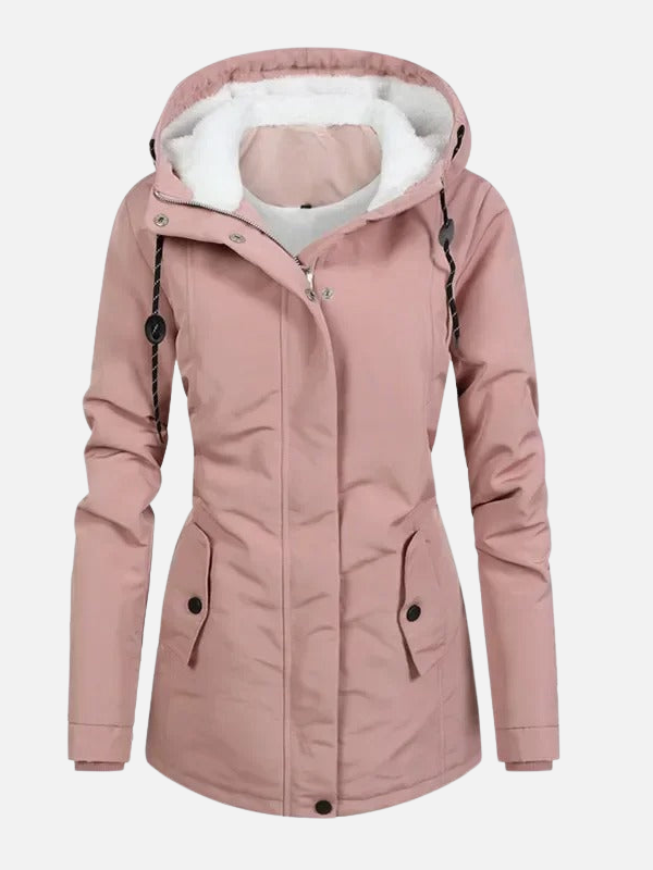 Lene | Foret Parka med Hætte & Teddyfór – Dame