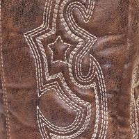 Karen | Knæhøje Cowboystøvler, Broderet Western
