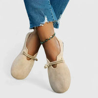 Nanna | Loafers i beige og sort