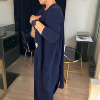 Bente | Elegant 3-Delt Sæt med Cardigan, Top og Bukser