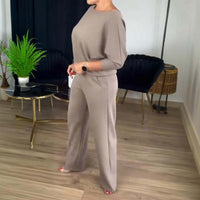 Bente | Elegant 3-Delt Sæt med Cardigan, Top og Bukser